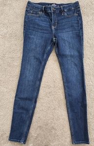 Hollister Mid Rise Super Skinny Jeans Size 5S Waist 27, Length 28